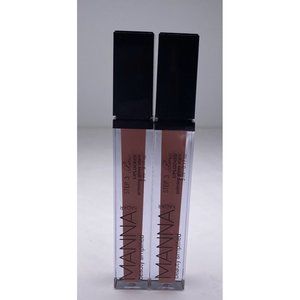 2x Manna Kadar Lip Locked ROSETTE Priming Gloss Stain NEW Full Size 0.17 oz